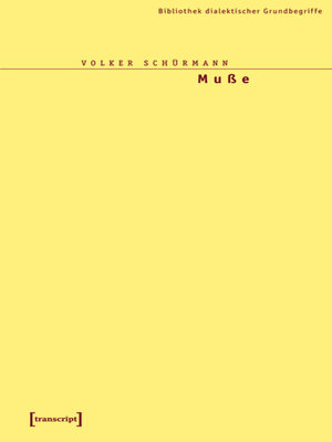 cover image of Muße